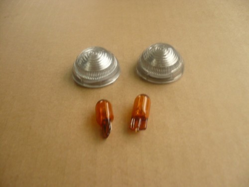 Seitenblinker glas grau - glas, für